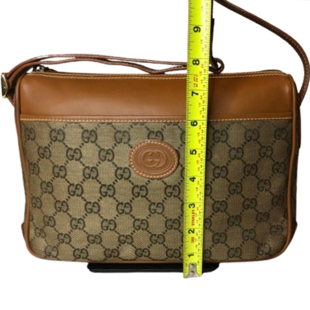GUCCI GG Supreme Adjustable Crossbody Bag 1980’s Authentic - Picture 8 of 17